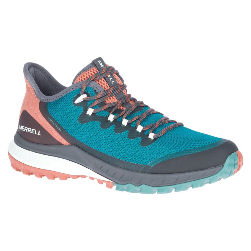 Chaussures Randonnée Merrell Bravada Waterproof Turquoise Femme | B.Z.JGDD